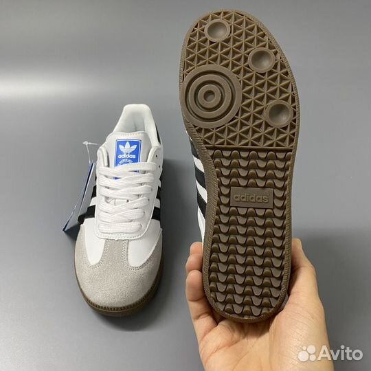 Кроссовки adidas originals samba vegan White (39)