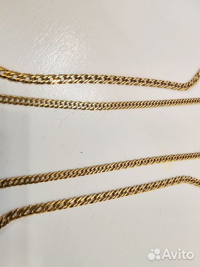Золотые цепи 750 пробы