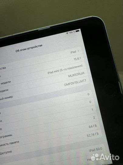 iPad Mini 5 64Gb Cellular Ростест Procreate