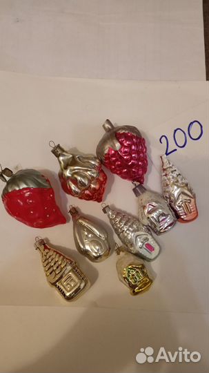 Елочные игрушки СССР