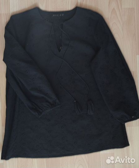 Блузка женская 46 48 черная