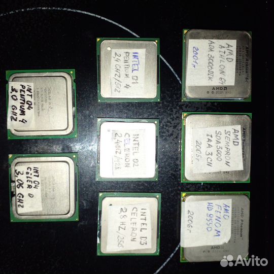 Процессоры Intel и AMD б/у