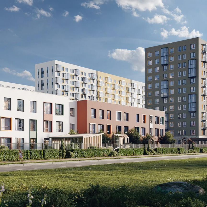 1-к. квартира, 34,3 м², 2/13 эт.