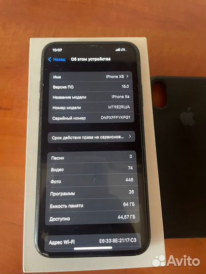 iPhone xs 64gb