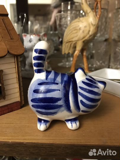 Кот Гжель