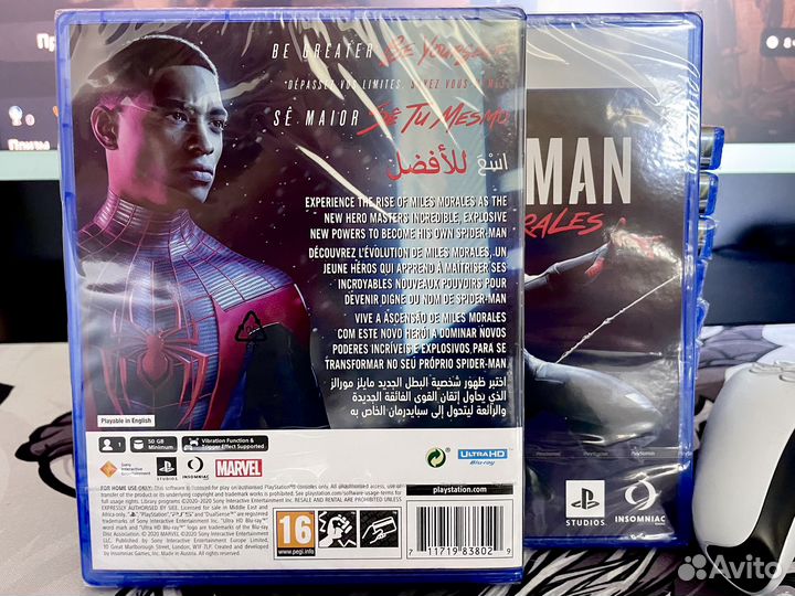 PS5 Marvel Spider-Man Miles Morales Диск RU