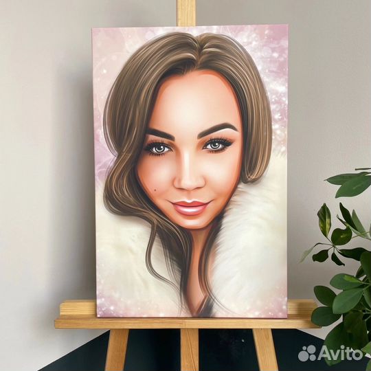 Портрет на холсте по фото