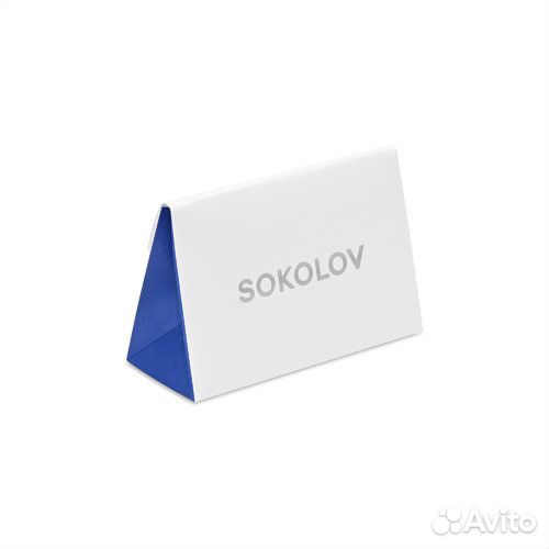 Кольцо sokolov из серебра, 94012495, р.17,5