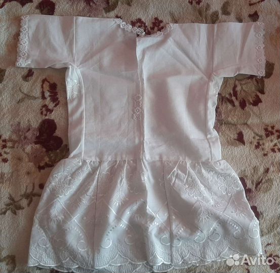 Крестильное новое платье рубашка