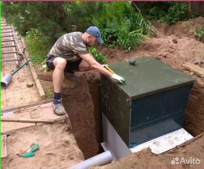 Септик под ключ без откачки - канализация