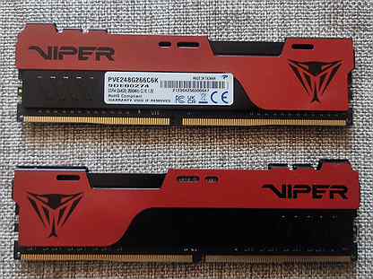 Оперативная память ddr4 8gb patriot viper