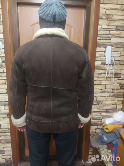 Дубленка натуральная мужская 52 54