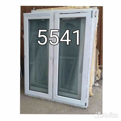 Окно бу пластиковое, 1530(в) х 1280(ш) № 5541