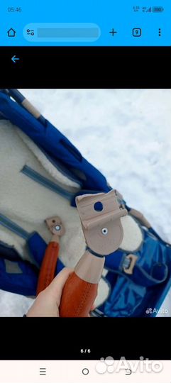 Детские санки коляска ника 7-8