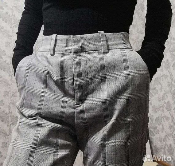 Строгие штаны в клетку