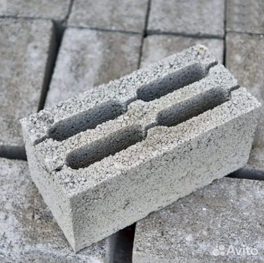 Керамзитобетонный блок пустотелый