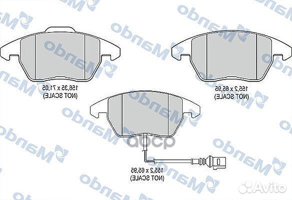 Колодки тормозные дисковые audi A1 2011, A3