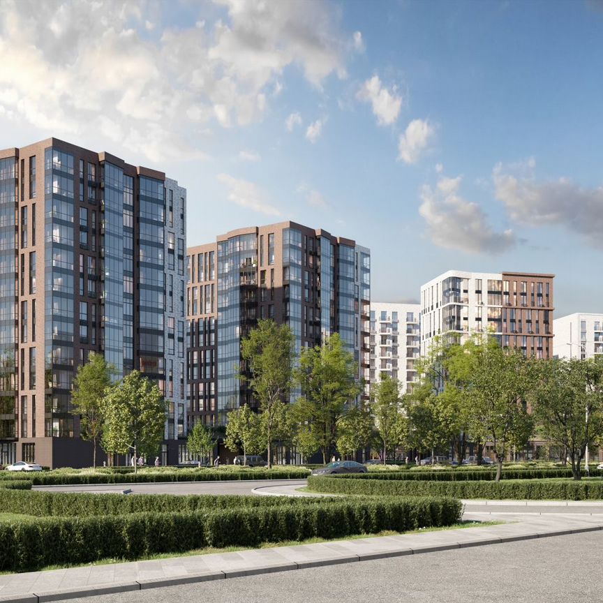 2-к. квартира, 64,4 м², 5/13 эт.