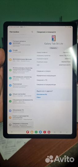 Планшет samsung galaxy tab s6 lite