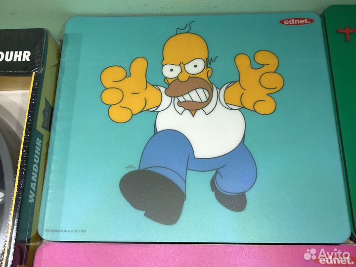 Коврик для «мышки» брелок постер Simpsons