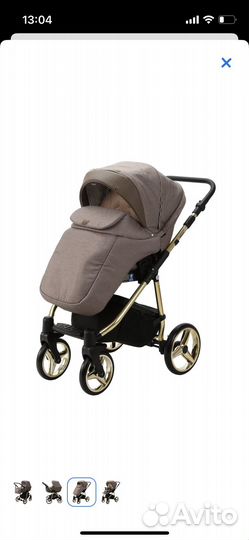 Коляска 2 в 1 adamex reggio