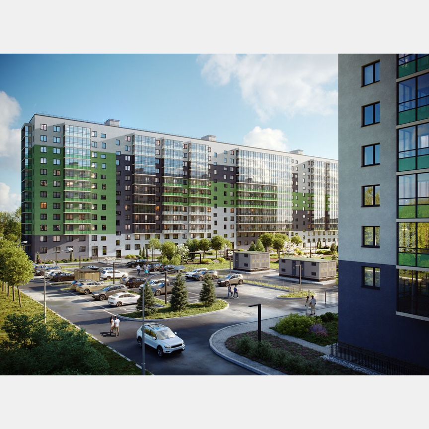1-к. квартира, 36,2 м², 11/12 эт.