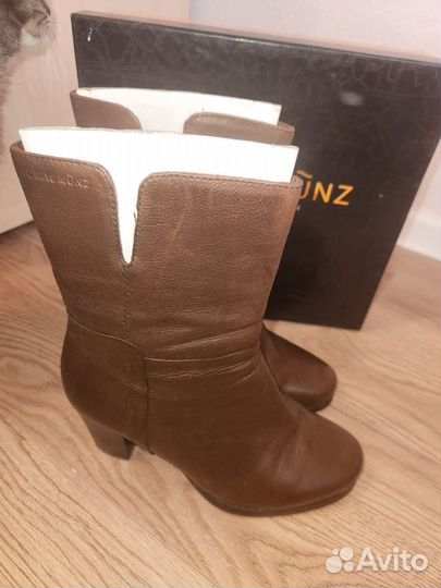 Зимние женские сапоги 38 натуральная кожа