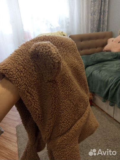 Шапка шарф мишка