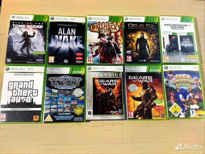Игры на xbox 360/xbox one