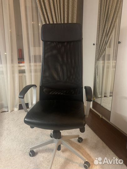 Компьютерное кресло IKEA маркус бу