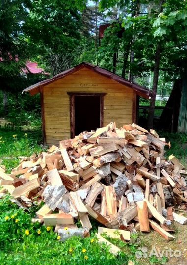 Дрова сухие в укладку любого объема