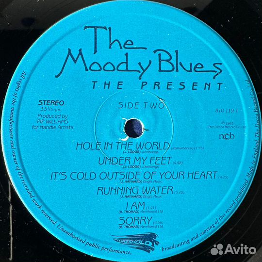 The Moody Blues – The Present (Скандинавия 1983г)