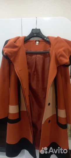 Пальто осеннее женское р-р48
