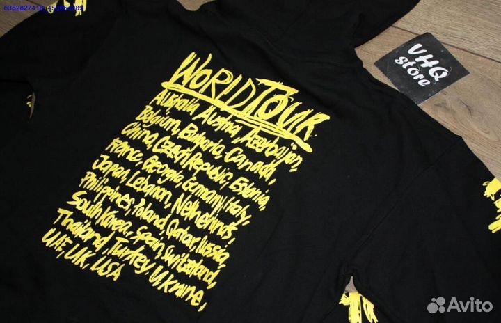 Худи vetements чёрное oversize (Арт.15751)