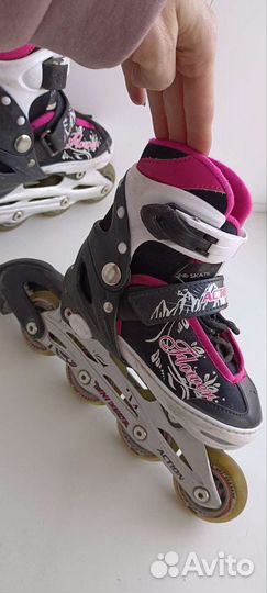 Роликовые коньки детские раздвижные