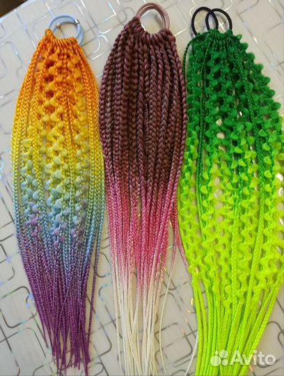 Резинки для волос, афрорезинки