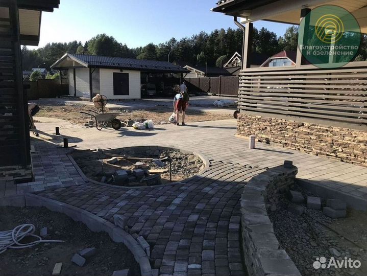 Тротуарная брусчатка под ключ