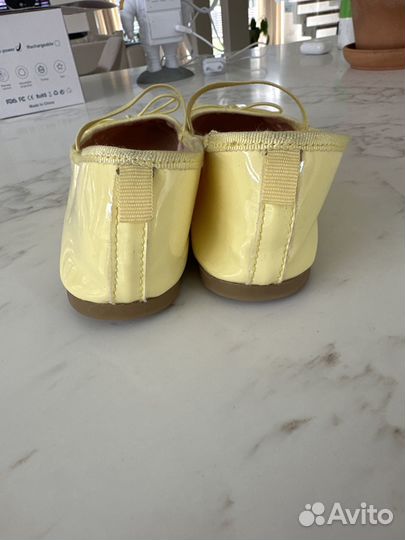 Балетки для девочки H&M 32размер желтые