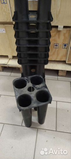 Пластиковый тубус для цветов, букетов