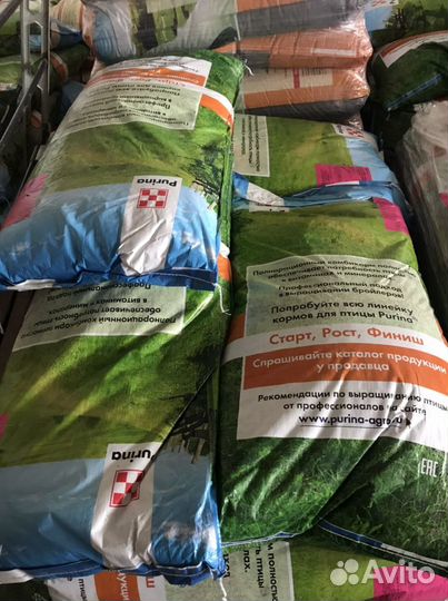 Комбикорма purina старт/рост/финиш
