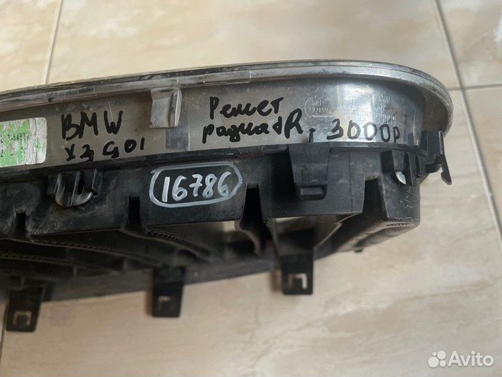 Решетка радитора правая Bmw X 3 G 01 С 2017 По