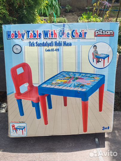 Детский столик и стульчик