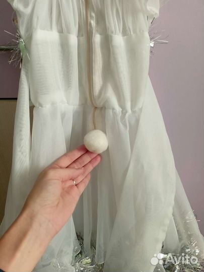 Новогодний костюм Снежинка Зайка