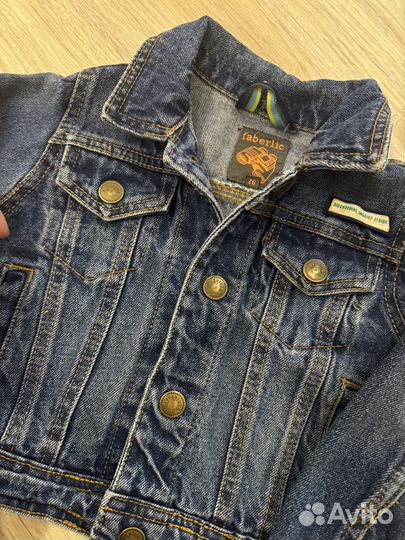 Джинсовая куртка детская 92