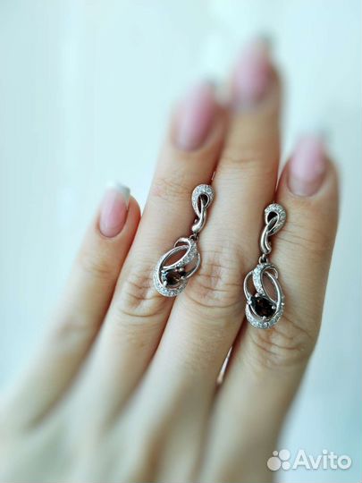 Серебряные серьги 925 пробы