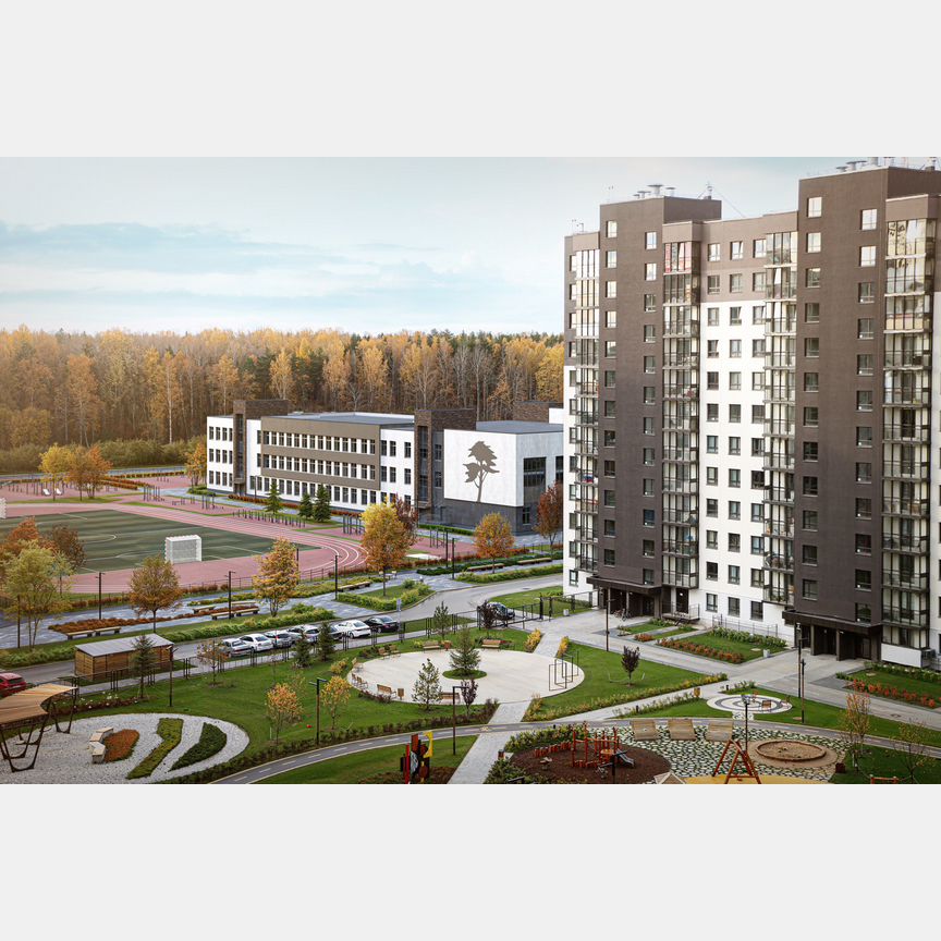 1-к. квартира, 39,6 м², 2/12 эт.