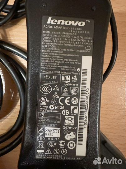 Блок питания lenovo AC / DC Adapter