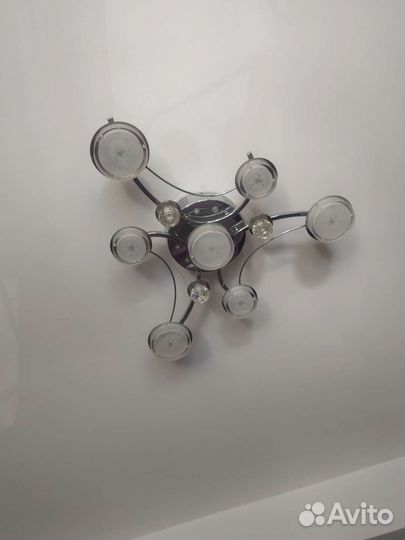 Люстра потолочная светодиодная с пультом