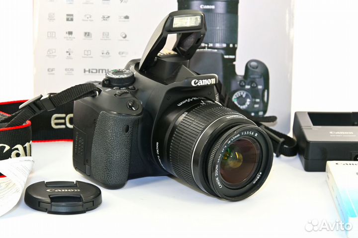 Canon EOS 600D/T3i 18.0MP зеркалка Kit 18-55