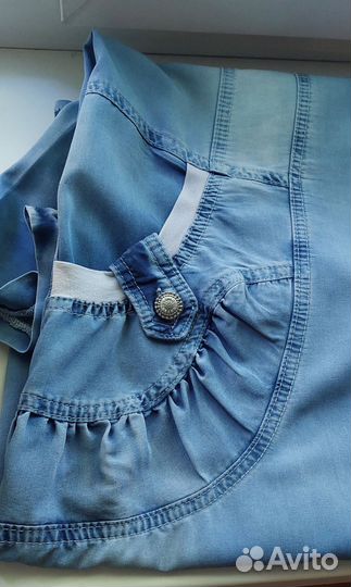 Платье деним лето 48 разм